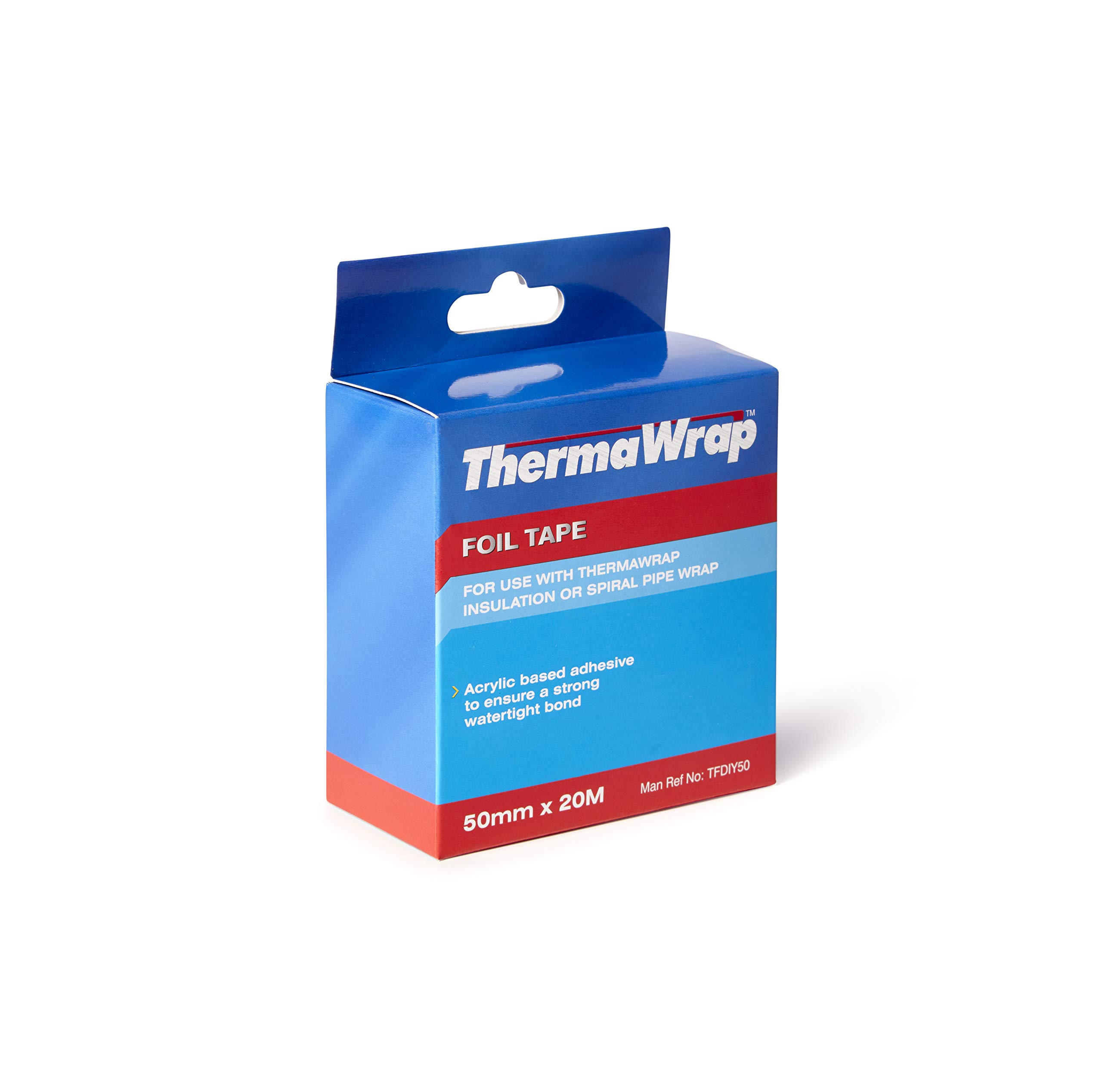 20m x 50mm x 20 x 30m Foil Tape Acrylic Based Adhesive to Ensure Strong Watertight Bond