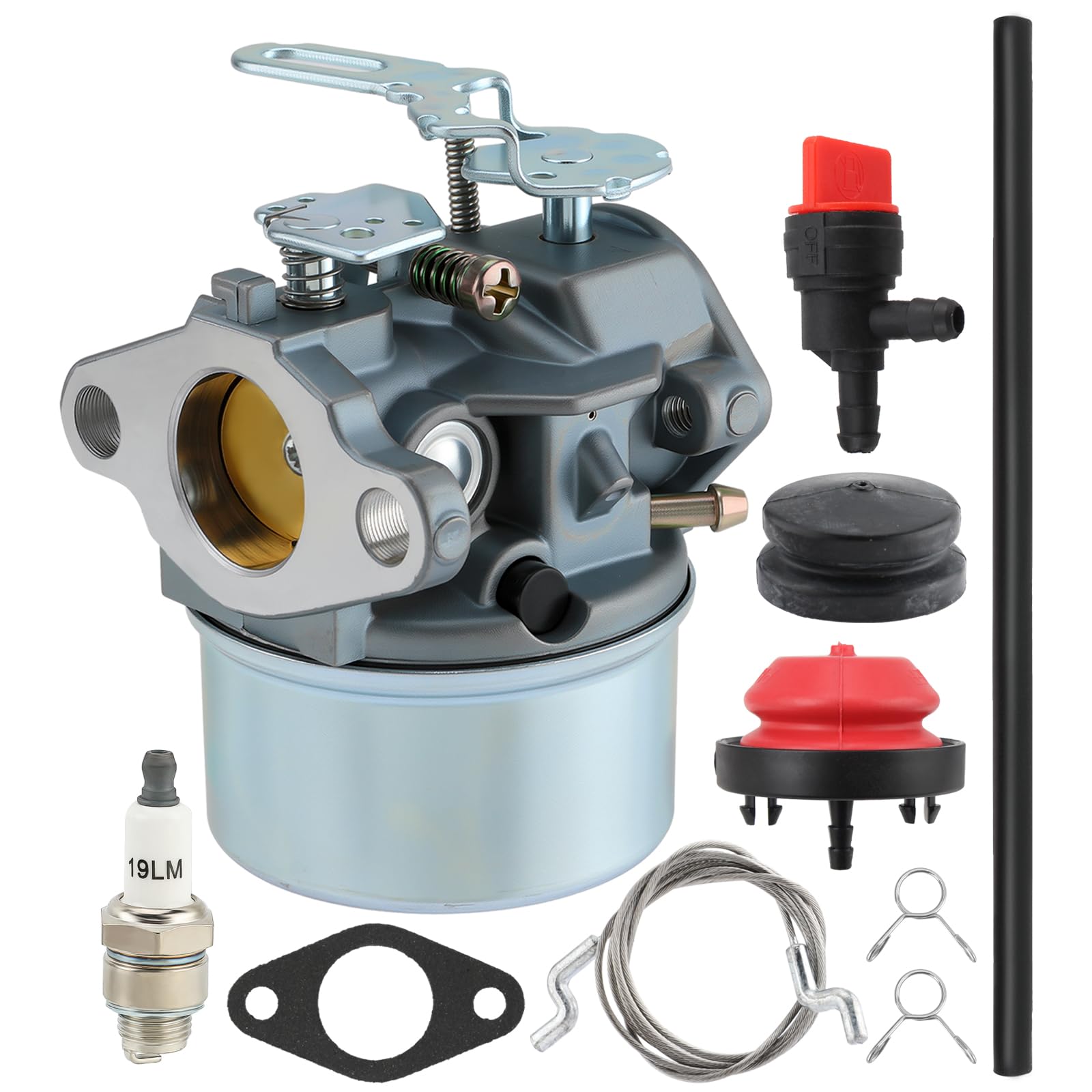 Hipa 640084A Carburetor Kit For Tecumseh HS50 HSK50 HSSK50 HSK40 HSSK4 Engine Toro 38605 38052 38054 38056 5hp Snowblower Replace 632107 632107a 640084