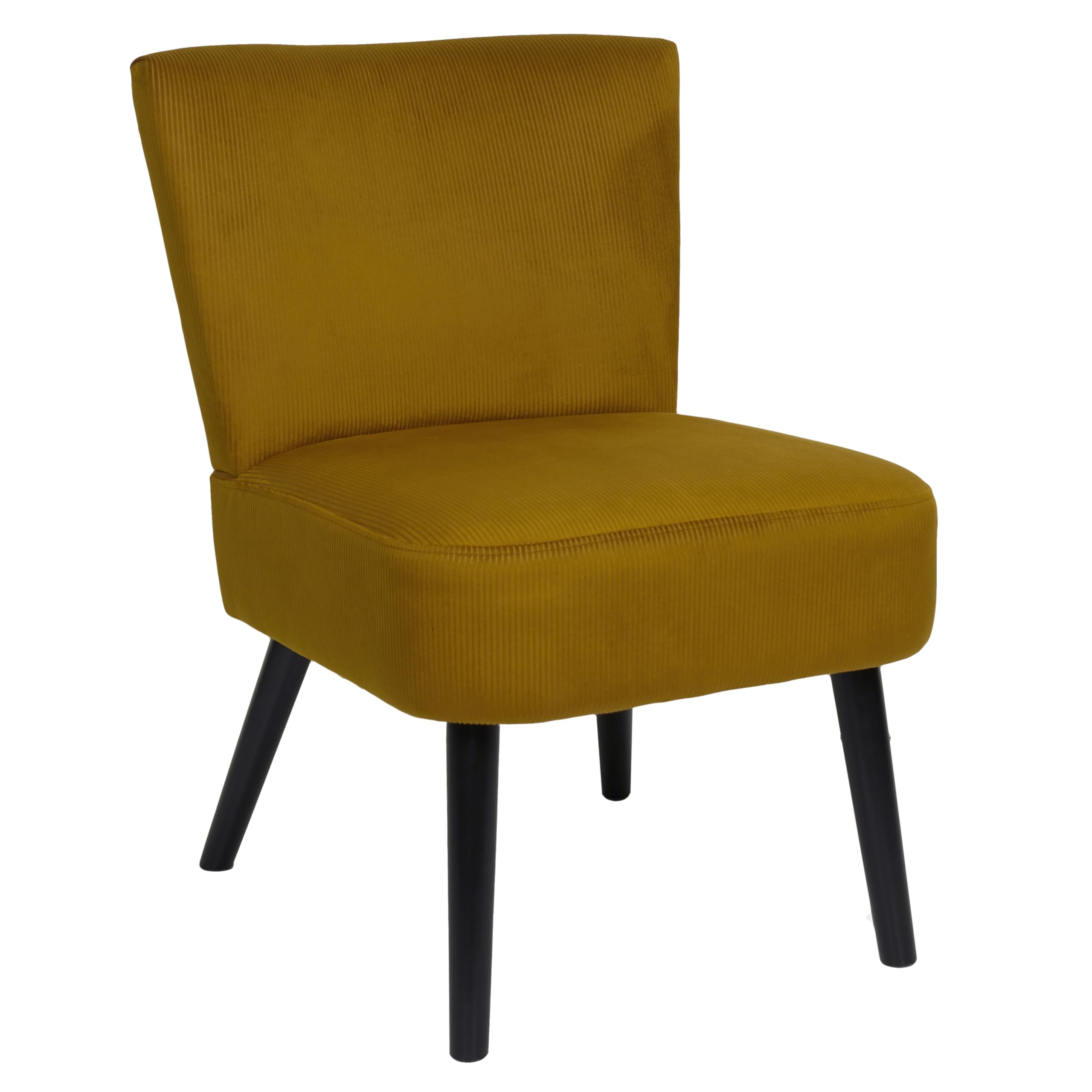 Home Deco Factory Gelb Schwarz Hd0069, Giulia Yellow Toad Sessel, Lounge Edition, Möbel, Sitz, Sofa Und Sessel, 55X76x63 Cm, Sitzhöhe 45 Cm,