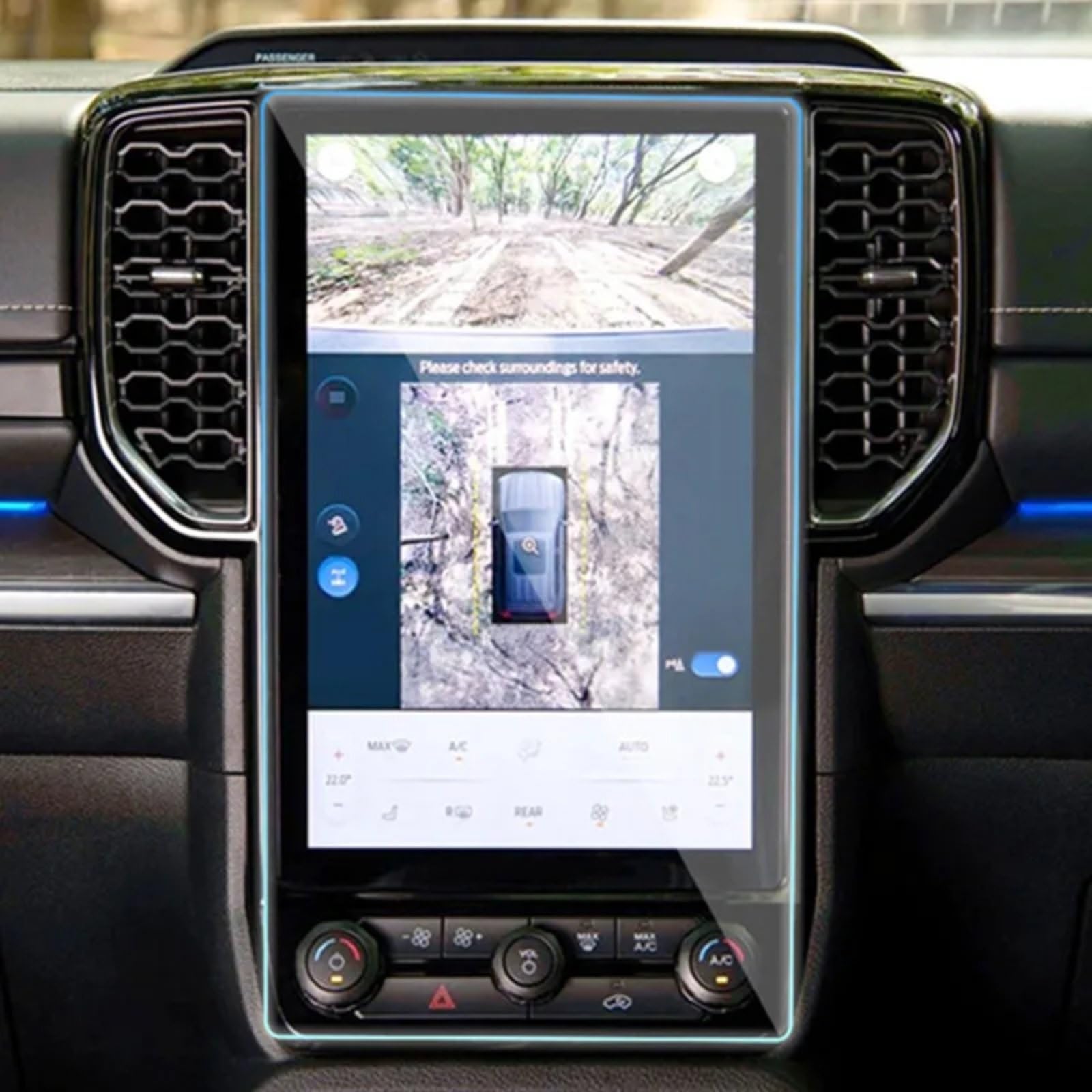 Film Écran Ford Everest 2023 Verre Trempé 9H pour Navigation GPS 12 Pouces