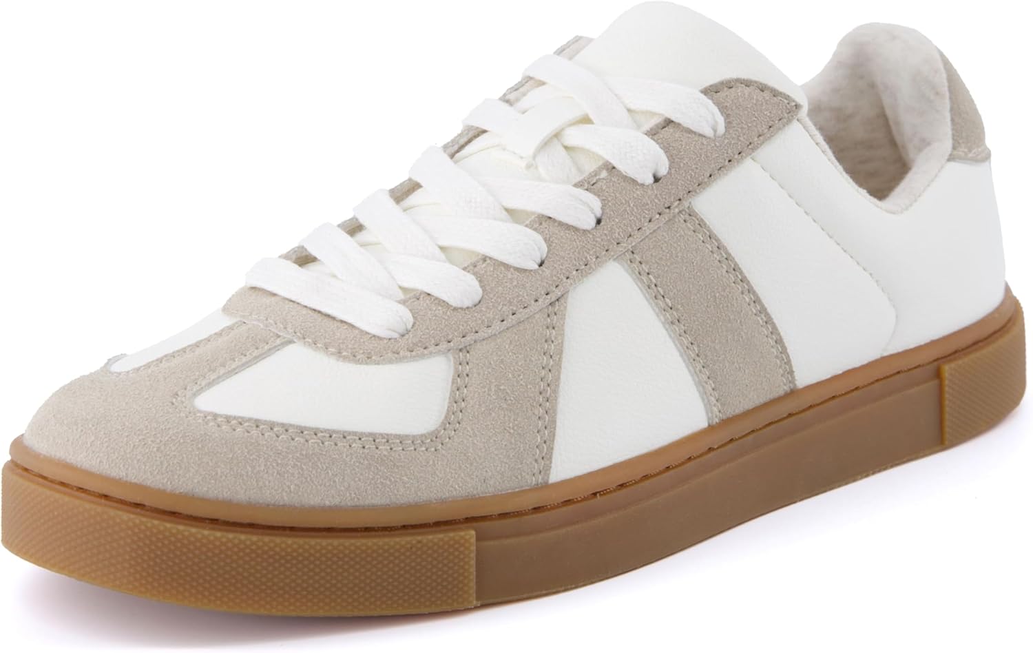 CUSHIONAIRE Bailey Womens Retro Sneaker -Classic Everyday Sneakers for Women with Sleek Rounded Toe and Memory Foam