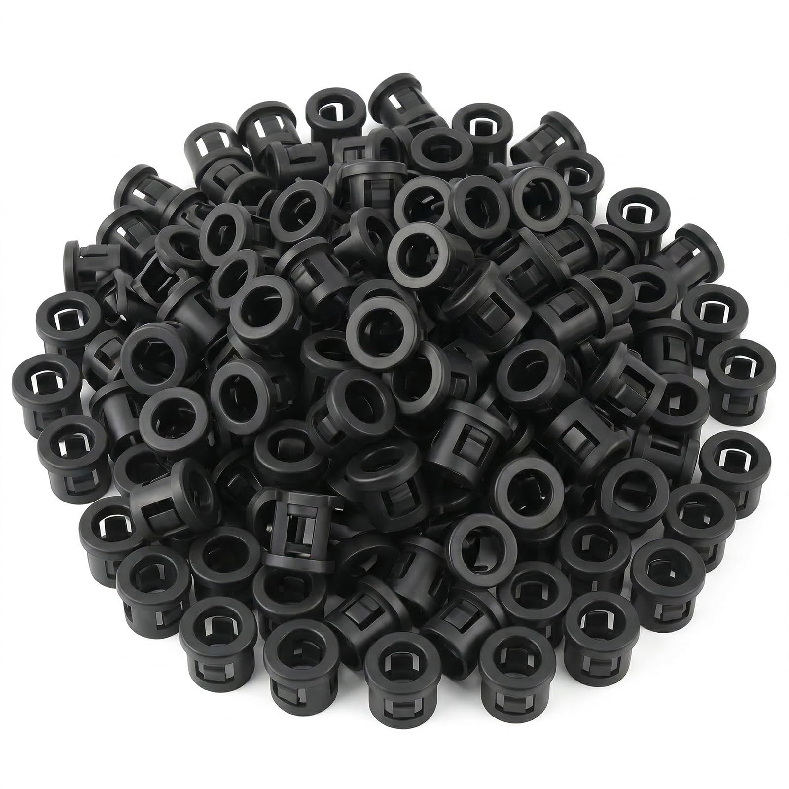 TAILONZ 200Pcs 5/16" Plastic Cable Snap Bushing Grommet