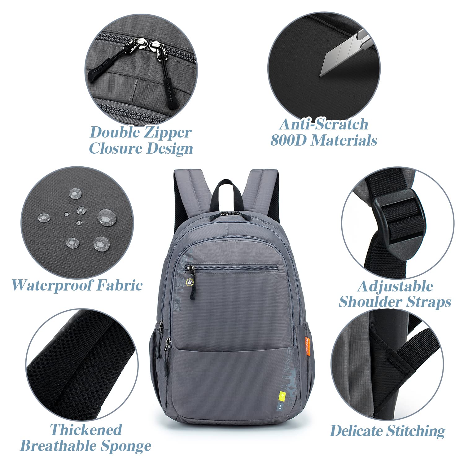 SPAHER Zaino Ryanair 40x20x25 Bagaglio a Mano 40x20x25 Ryanair Zaino da Viaggio Impermeabile Borsa 40x20x25 Ryanair Zaino Scuola 20L Wizzair Easyjet Zaino da Escursionismo Campeggio per Uomo Donna