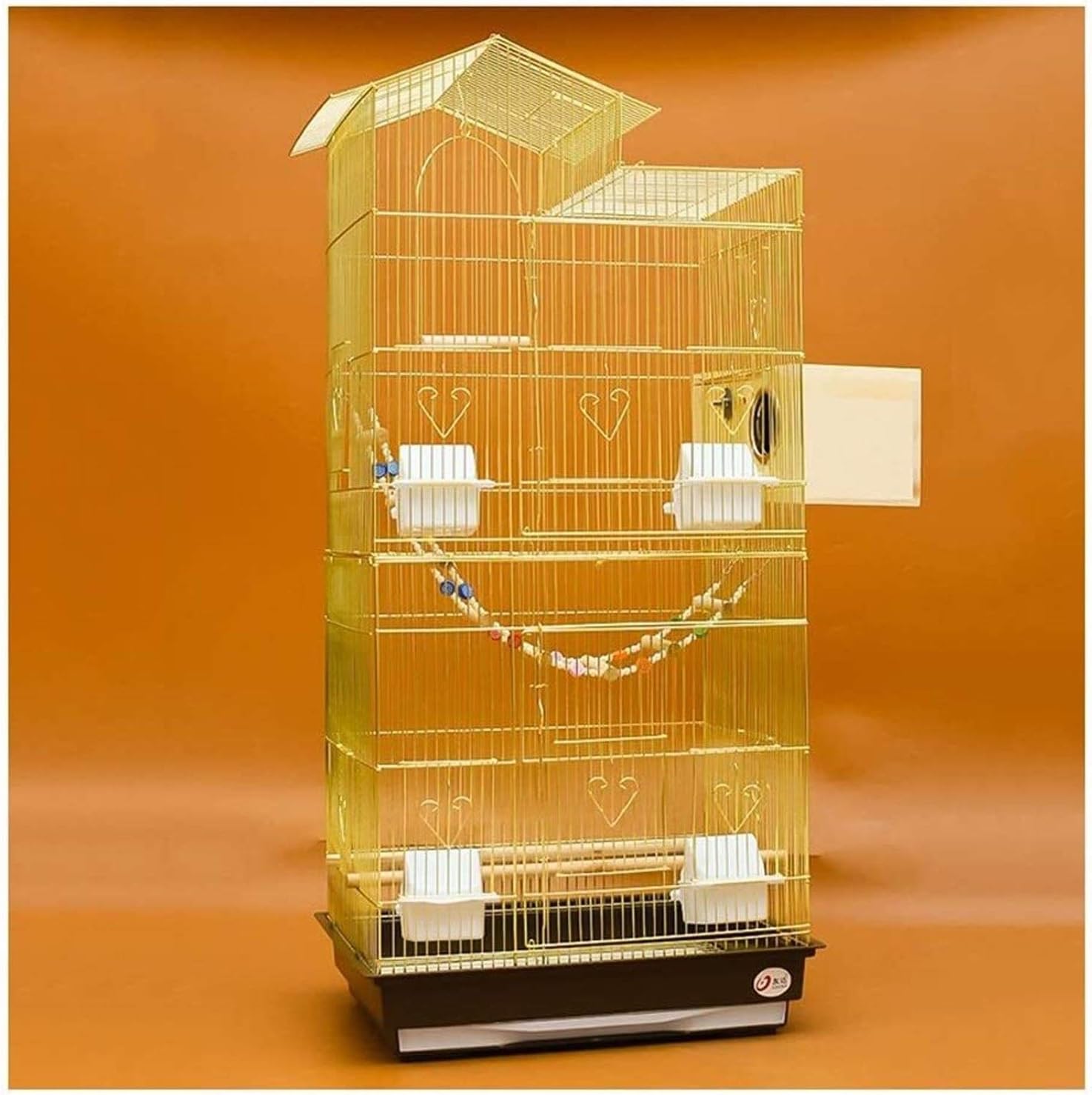 Large Bird Cage,Parrot Bird Cage Birdhouses 100cm Roof Top