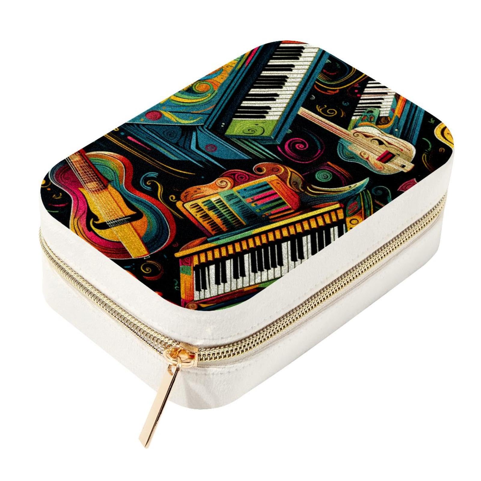 Organiseur de bijoux de voyage musical pour vos week-ends