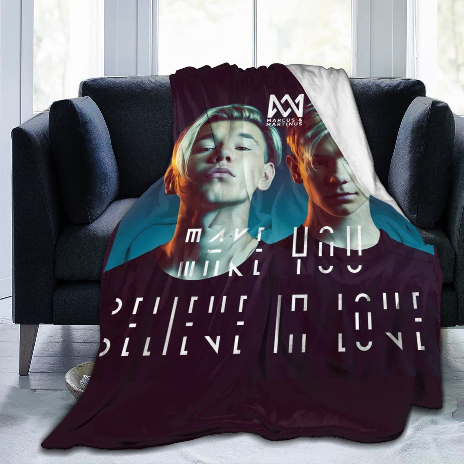 YINGD MarCus Singer MarTinus Flannel Blanket Bedding Fleece Blanket Soft Thow Blankets Air Conditioning Blanket For Sofa Couch Living Room