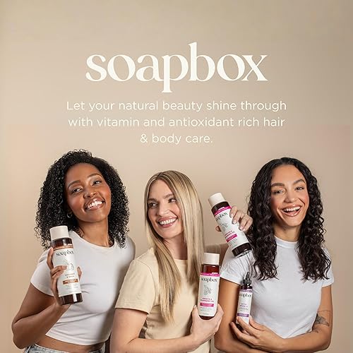 Miniatura 9 de Soapbox Laca para el cabello sin aerosol, laca para el cabello de fijación flexible, spray perfumado antiencrespamiento con B5 y aloe vera, fijación