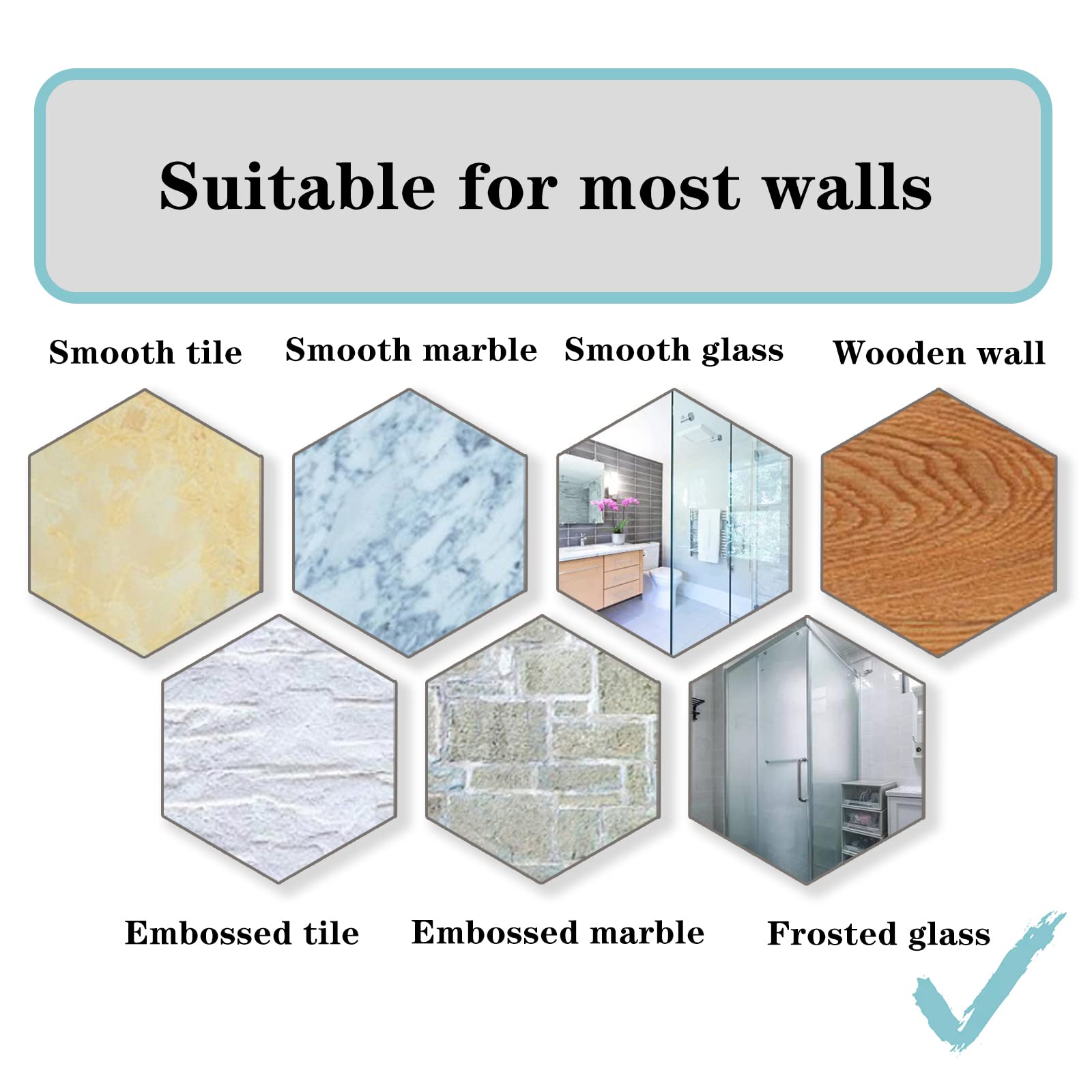 Support Mural Sans Perçage Pour Fer à Lisser / Fer à Friser – Acier Inoxydable Résistant Chaleur (Gris)