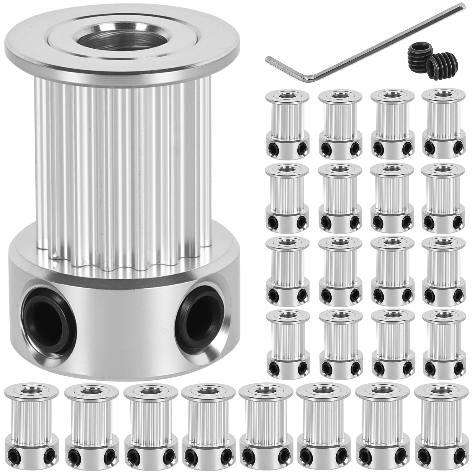 12 Pack GT2 Timing Belt Pulley 20 Teeth,8mm bore,synchronous Pulley — Amazon image 17