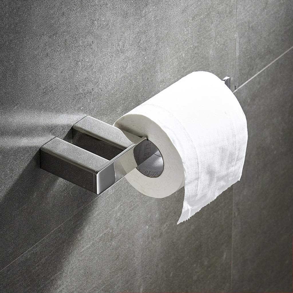 Supporto di carta igienica, barra di tovagliolo della carta igienica Holder anello di tovagliolo e tovagliolo gancio in acciaio inox a parete singola rotolo supporto di carta igienica for monta