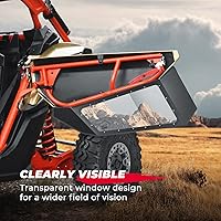 Vista 2 de KEMIMOTO Puertas inferiores X3, insertos de puerta transparentes y visuales compatibles con Maverick X3 y Max X DS RS RC MR Turbo RR 2017-2024