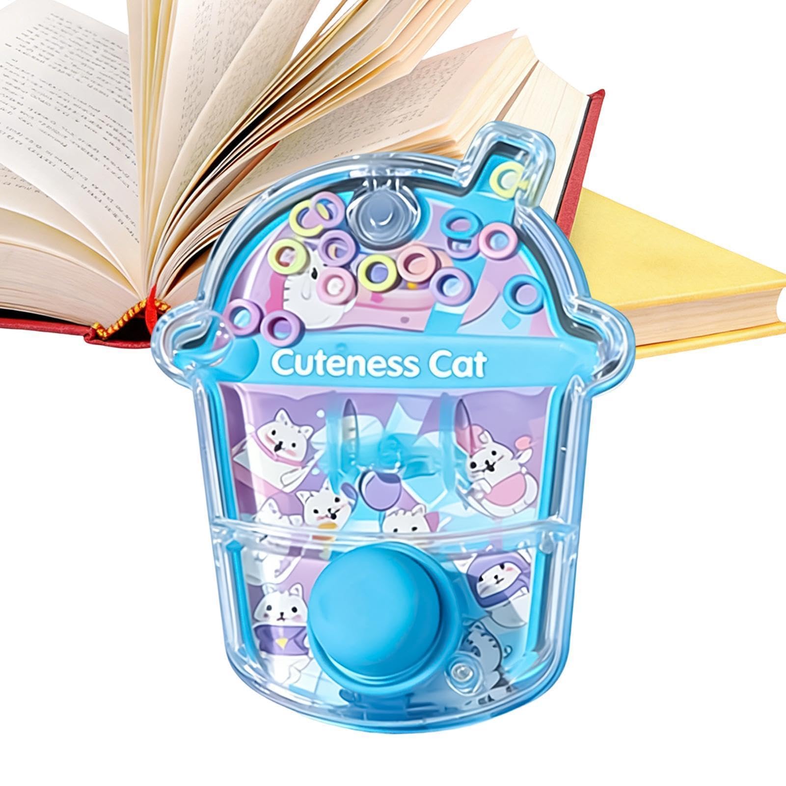 Handheld Water Games for Kids - Mini Floating Ring Toy - Road Trip Handheld Games - for Boys Girls School Classroom Home Travel Camping