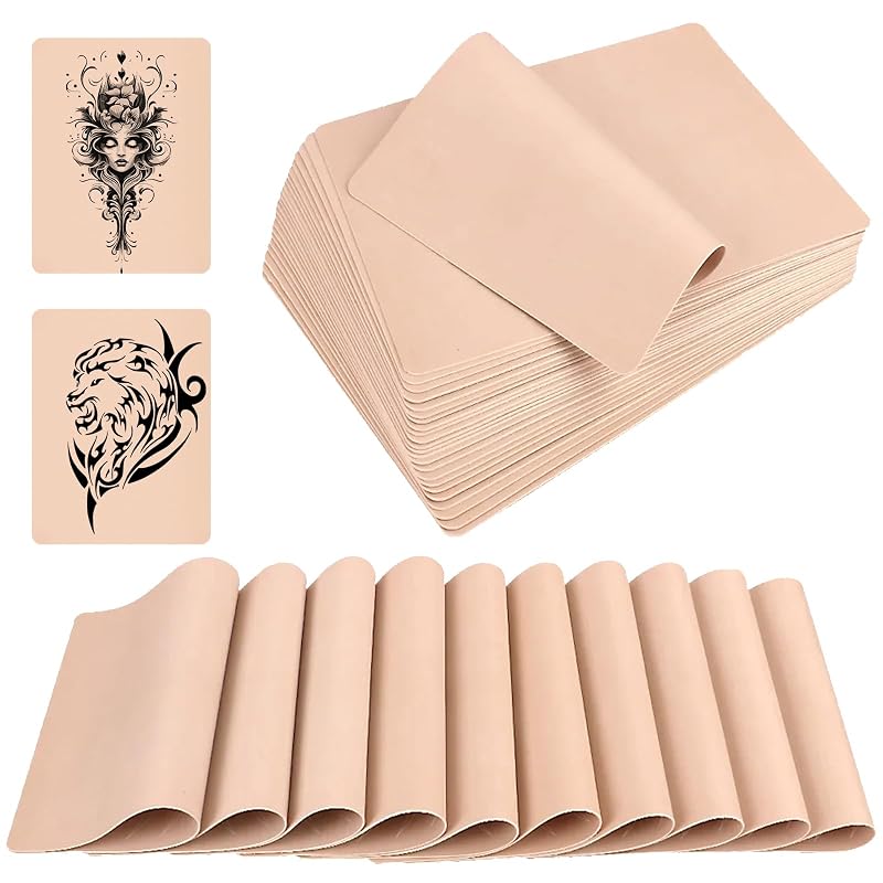 Peles sintéticas para prática de tatuagem TONBAO DTA-451F-20pcs, 20 unidades