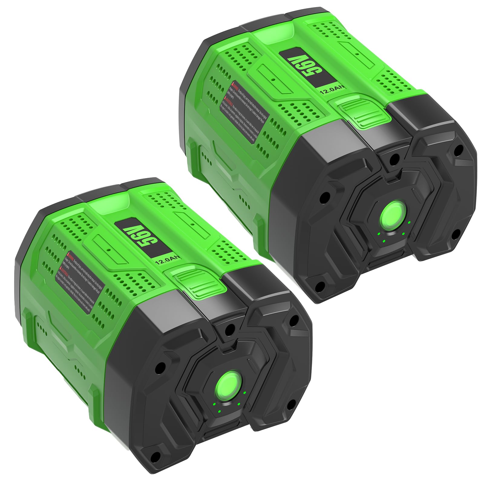 2Pack 12000mAh Longer Runtime Battery Replacement for EGO 56V Battery