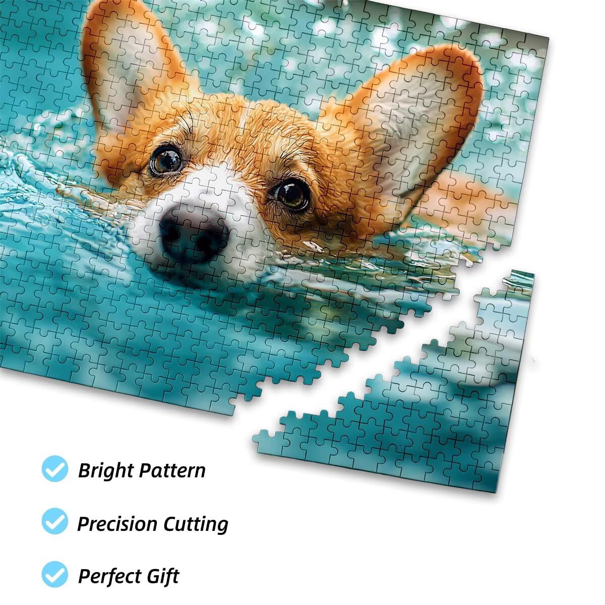 Puzzle dla dorosłych 5000 puzzli dla psów, 5000 sztuk, dla dorosłych, drewniane gry logiczne ze zwierzętami, klasyczna edukacyjna wymagająca gra dla całej rodziny, dekompresja, prezenty dekoracyjne