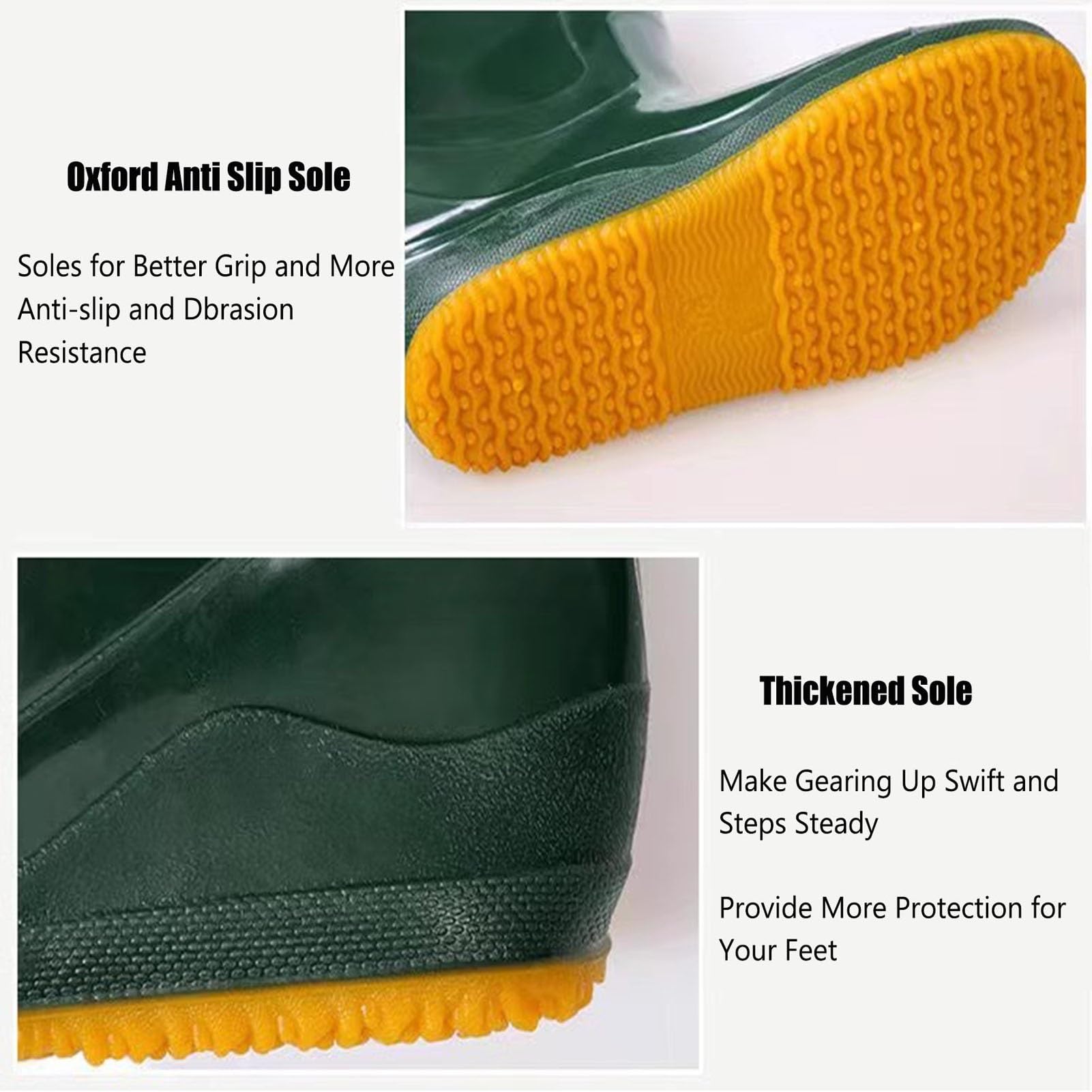 Trampolieri da Pesca | , Trampolieri da pesca, Trampolieri da anca PVC Bootfoot Uomo Donna Pesca Caccia Verde UK 4-9(6.5)