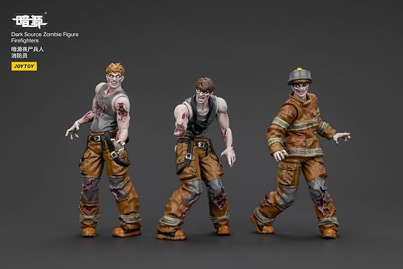 Dark Source Zombie Firefighters 1:25 Scale Action Figure