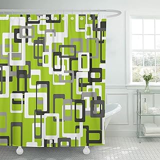 Shower Curtain, for Bathroom Decor 72 x 72 Inch, Modern Lime Green