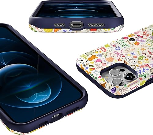 Miniatura 3 de Casely Funda para iPhone 12 Pro Max  Los opuestos atraen  Funda de montaña con bloques de color de día y noche