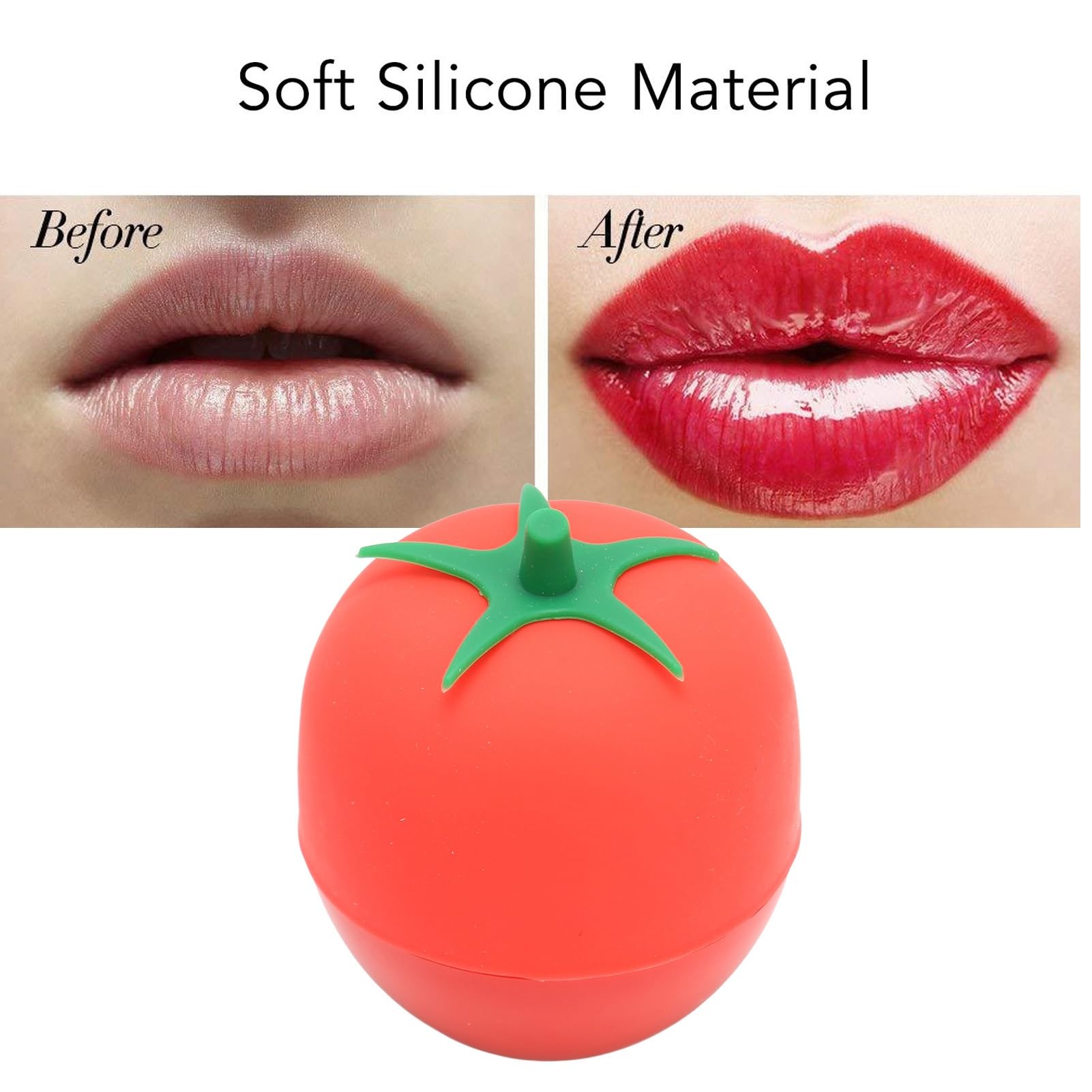 Lip Sucker Plumper, Lip Pump a Forma di pomodoro Lip Enhancer, Silicone Lip Plumper Strumento per Donne, Lip Sucker Plumper, Dispositivo Lip Plumper, Strumento Di Bellezza per Labbra per Ragazze