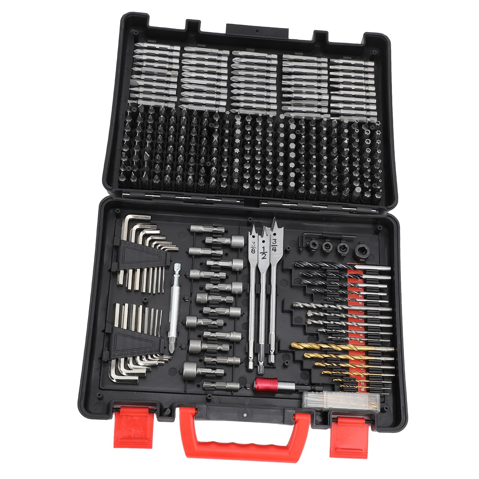 Juego de Brocas y Puntas para Destornillador 318 Piezas con Estuche Portátil para Reparación y Montaje en Casa o Profesional