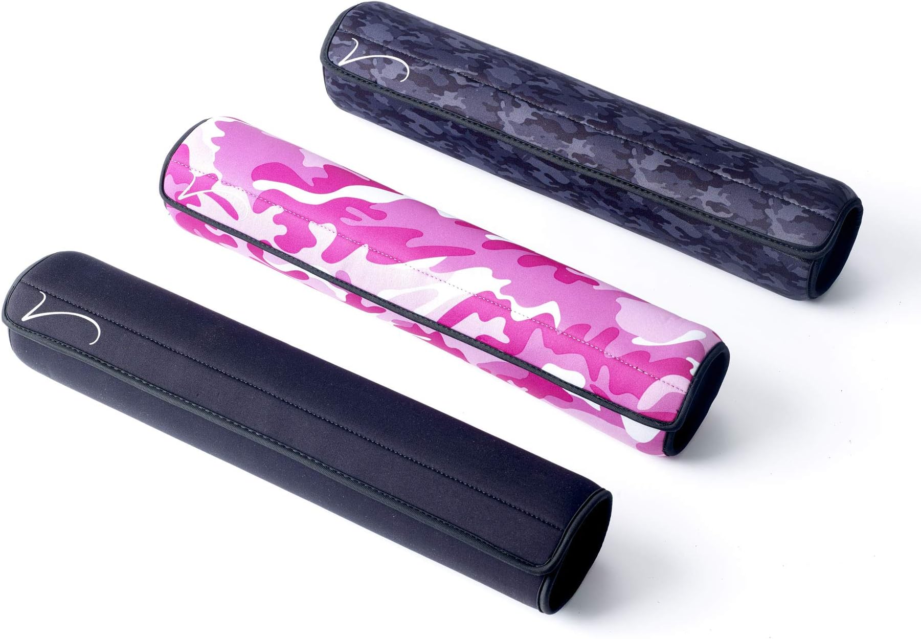 Barbell Squat Pad with Washable Cover. Neck and Shoulder Support for Squats, Hip Thrusts, Lunges and Weight Lifting. Carry Bag Included