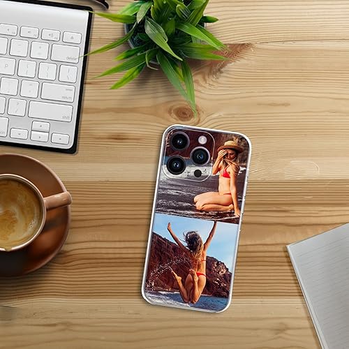 Miniatura 9 de Funda de teléfono con foto personalizada, diseño de imagen personalizada para tu propia funda de teléfono con collage para familiares, amigos,