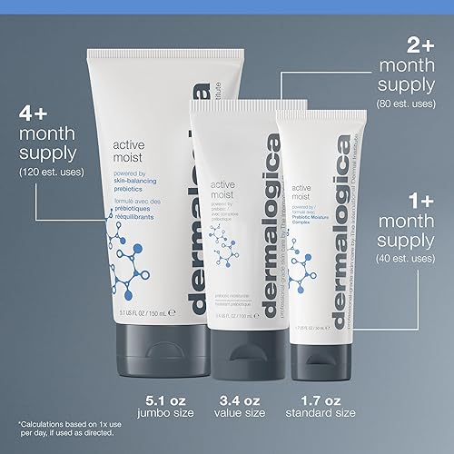 Miniatura 7 de Dermalogica Active Moist - Oil-Free Lightweight Face Moisturizer - Helps Improve Skin Texture and Combat Surface Dehydration for Women and Men