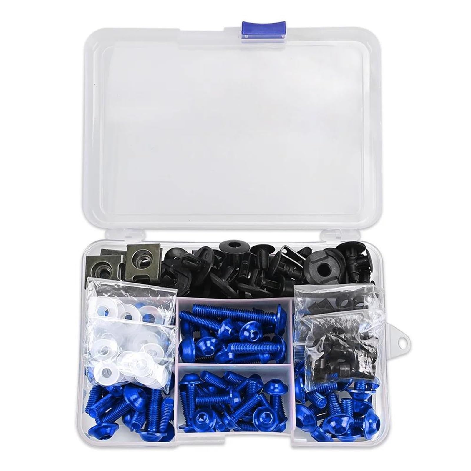 EIN Set M6 M5 Verkleidung Schrauben Kit Karosserie Mutter Für XL1000/V/VARADERO XL 1000 1999-2013 2000 2001 2002(Orange)