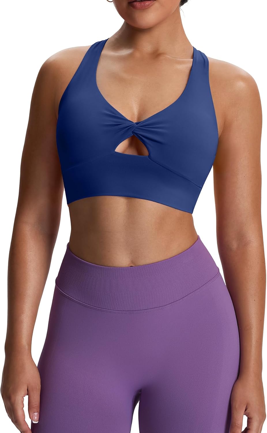 Aoxjox Women’s Workout Sports Bras Twist Front...
