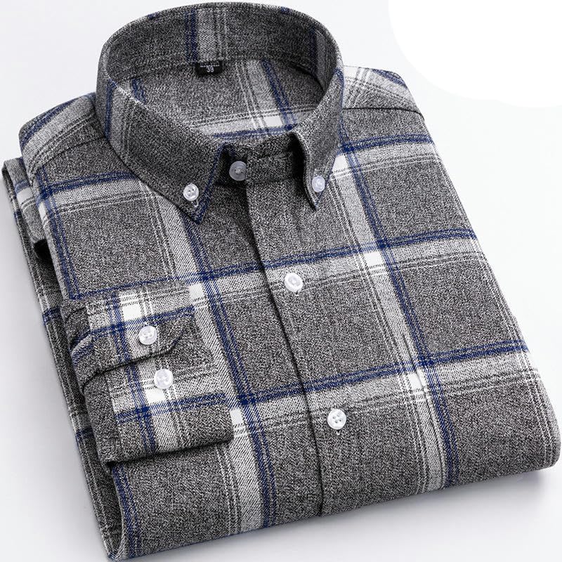 Camisa de manga larga de algodón premium con diseño texturizado exclusivo 2