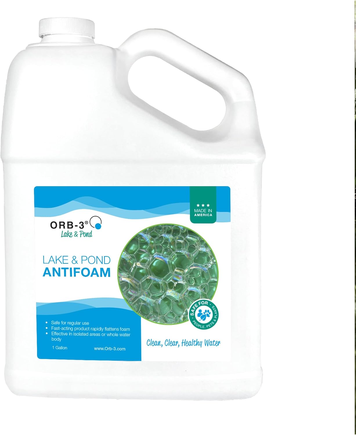 Orb-3 Lake and Pond Antifoam Jug, 1-Gallon