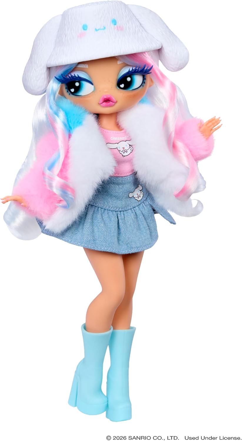 LOL Surprise OMG Loves Hello Kitty and Friends – Cinnamoroll – Fashion Doll Inspired by Hello Kitty and Friends Character – Play & Display!