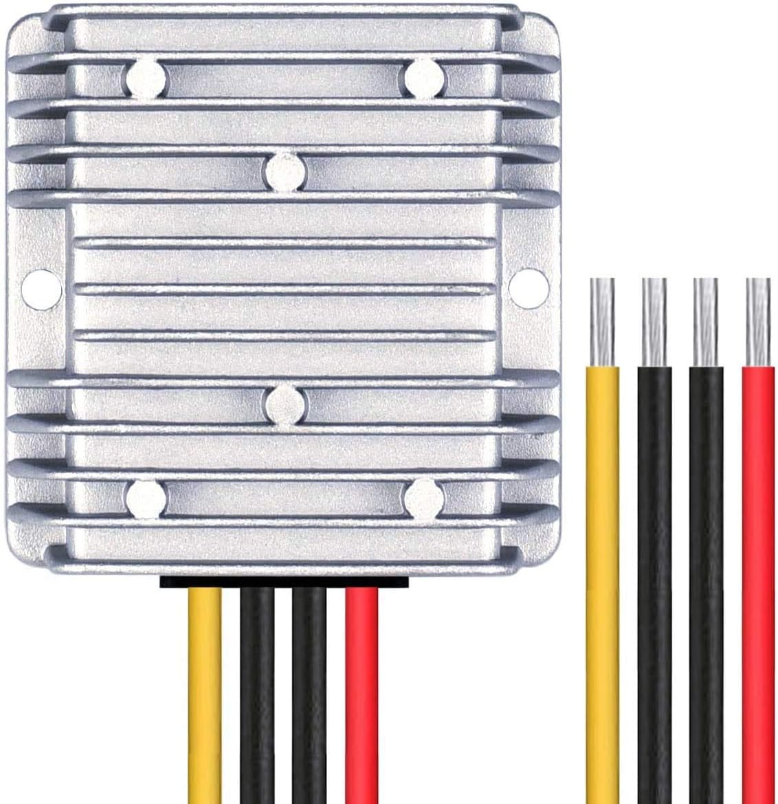 DC/DC 24V Step Down to 12V Converter Regulator Reducer 20A 240W Automatic Reducer Transformer for Golf Cart Club Car Truck Vehicle Boat Solar System