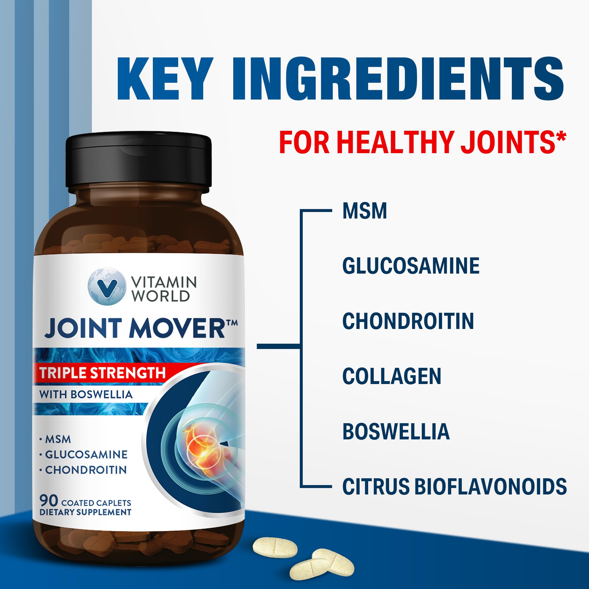 Vitamin World Triple Strength Joint Mover, Glucosamine Chondroitin with MSM — Amazon image 6