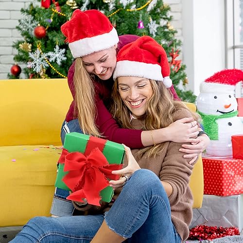 Miniatura 6 de Cinta, 3 rollos de cinta de gasa, cinta de 1.5 pulgadas x 6 yardas para envoltura de regalos, cinta de seda hecha a mano con flecos para