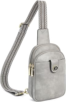 BOSTANTEN Small Sling Bag Crossbody Bags for Women Trendy Crossbody Purse Leather Chest Bag