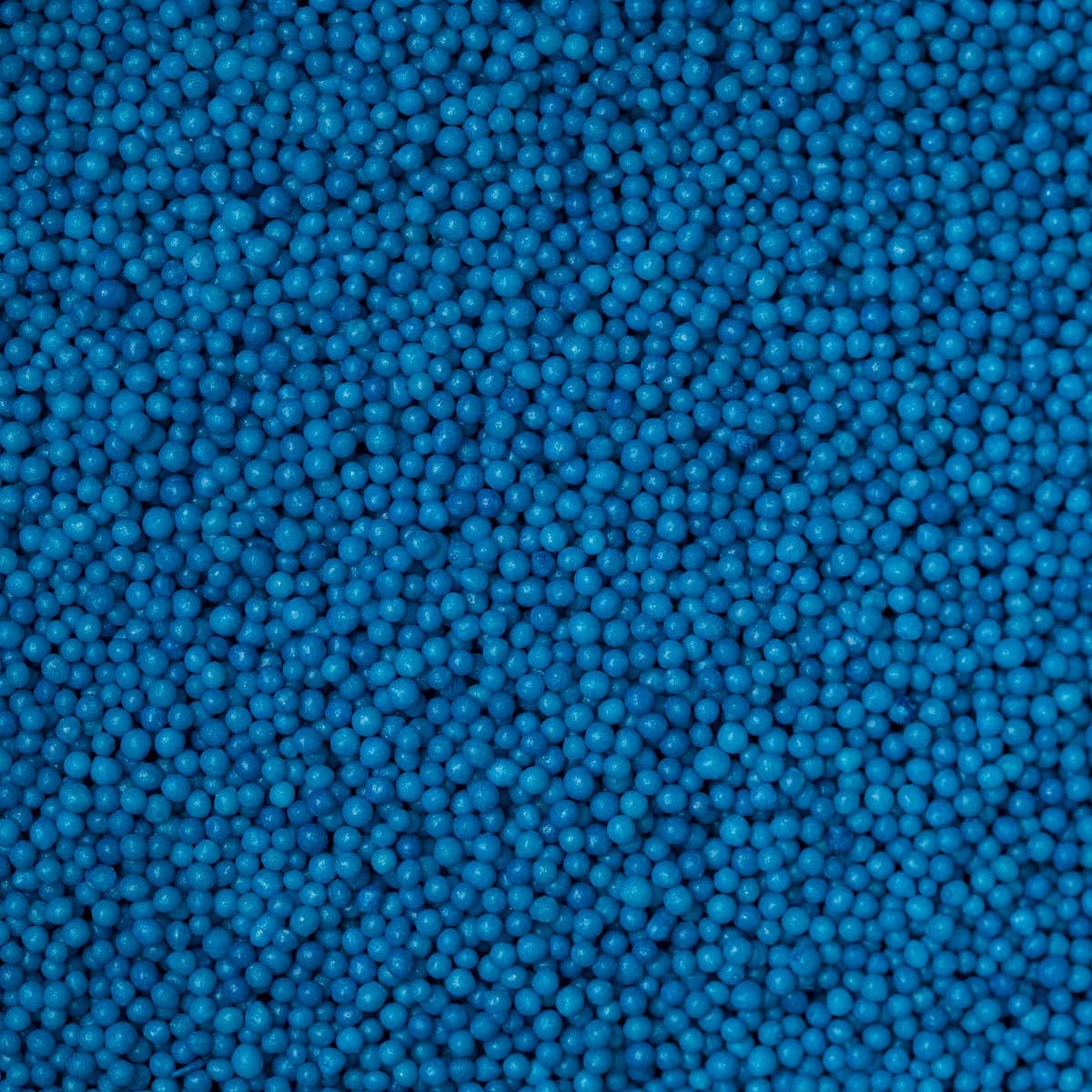 BLUE Nonpareils - 4 oz shaker jar - Edible Nonpareil Sprinkles for Cakes, Cupcakes, Cookies, Icing, Chocolate