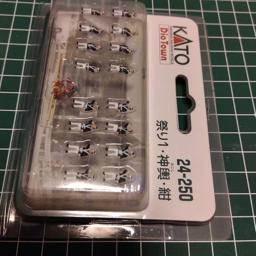 Amazon.co.jp: カトー N 24－250 祭り1・御輿・ 紺 : おもちゃ