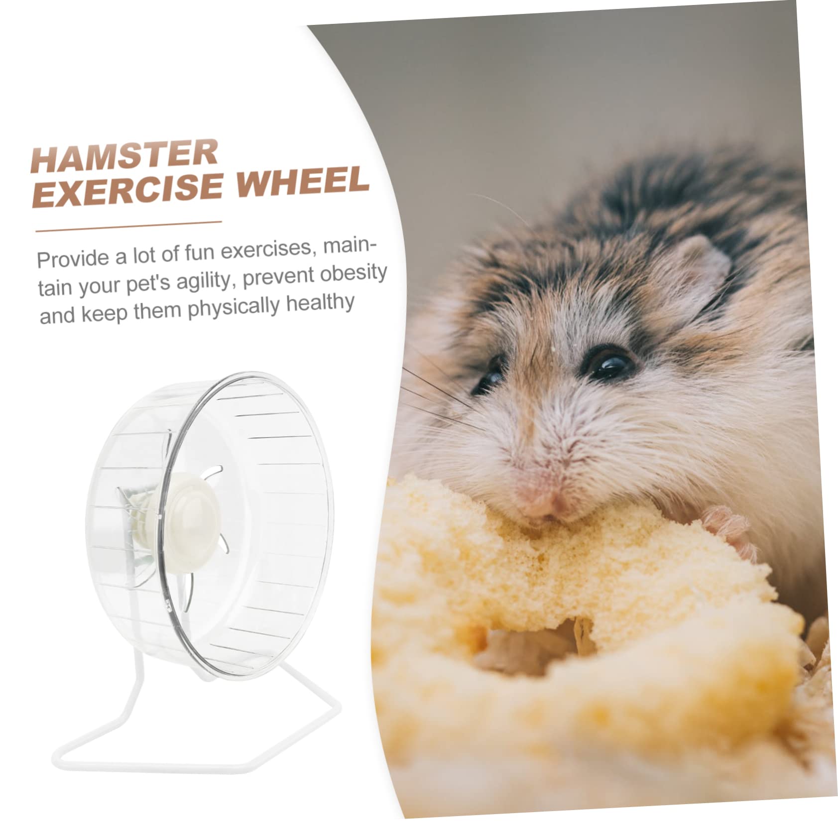 VANZACK Geräuschloses Hamster-laufrad Spielzeug Für Kleine Haustiere Aus Hochwertigem Material Sicher Und Langlebig Für Hamster Ratten Und Mäuse