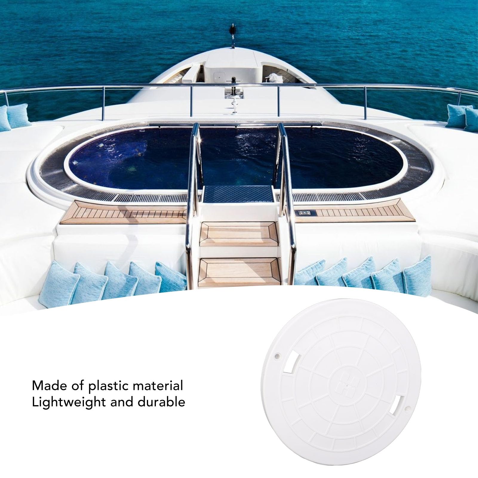 Repuesto exacto SPX1075C1 cubierta de skimmer, 8 3/4 cubierta de tapa de skimmer de piscina compatible con Hayward SP1075 SP1076 Series Skimmer