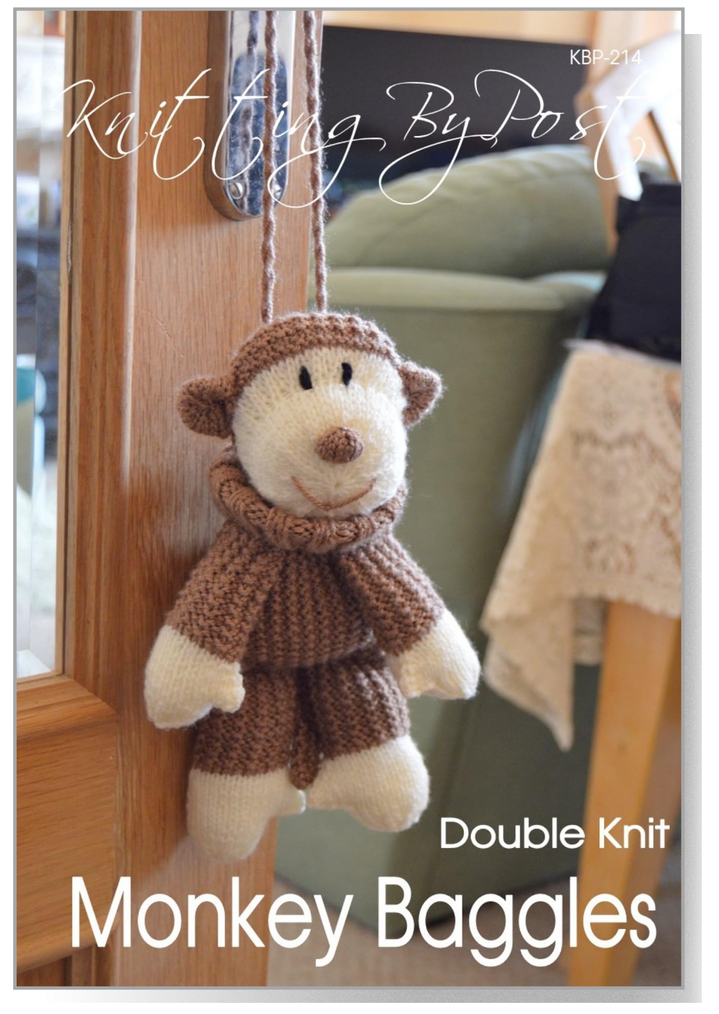 Knitting By Post Earth Tones, Neutrals Knitting Pattern Monkey Baggles Gift Bag From