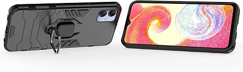 Miniatura 3 de Funda para Samsung Galaxy A04e 4G, soporte magnético para automóvil Samsung SM-A042FDS Galaxy A04e 4G  SM-A042MDS SM-A042F SM-A042M, color negro