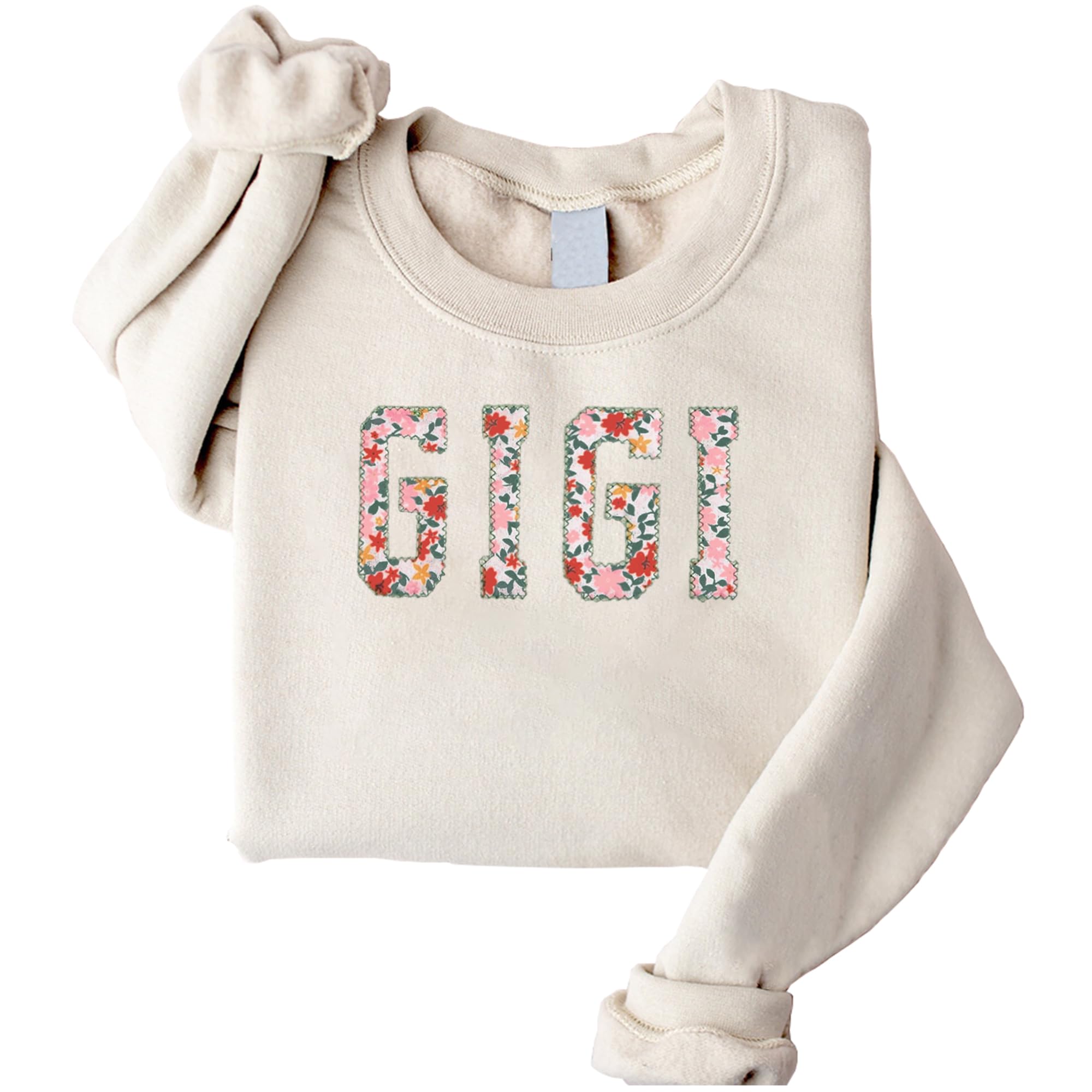 Personalized Embroidered Applique Grandma Sweatshirt
