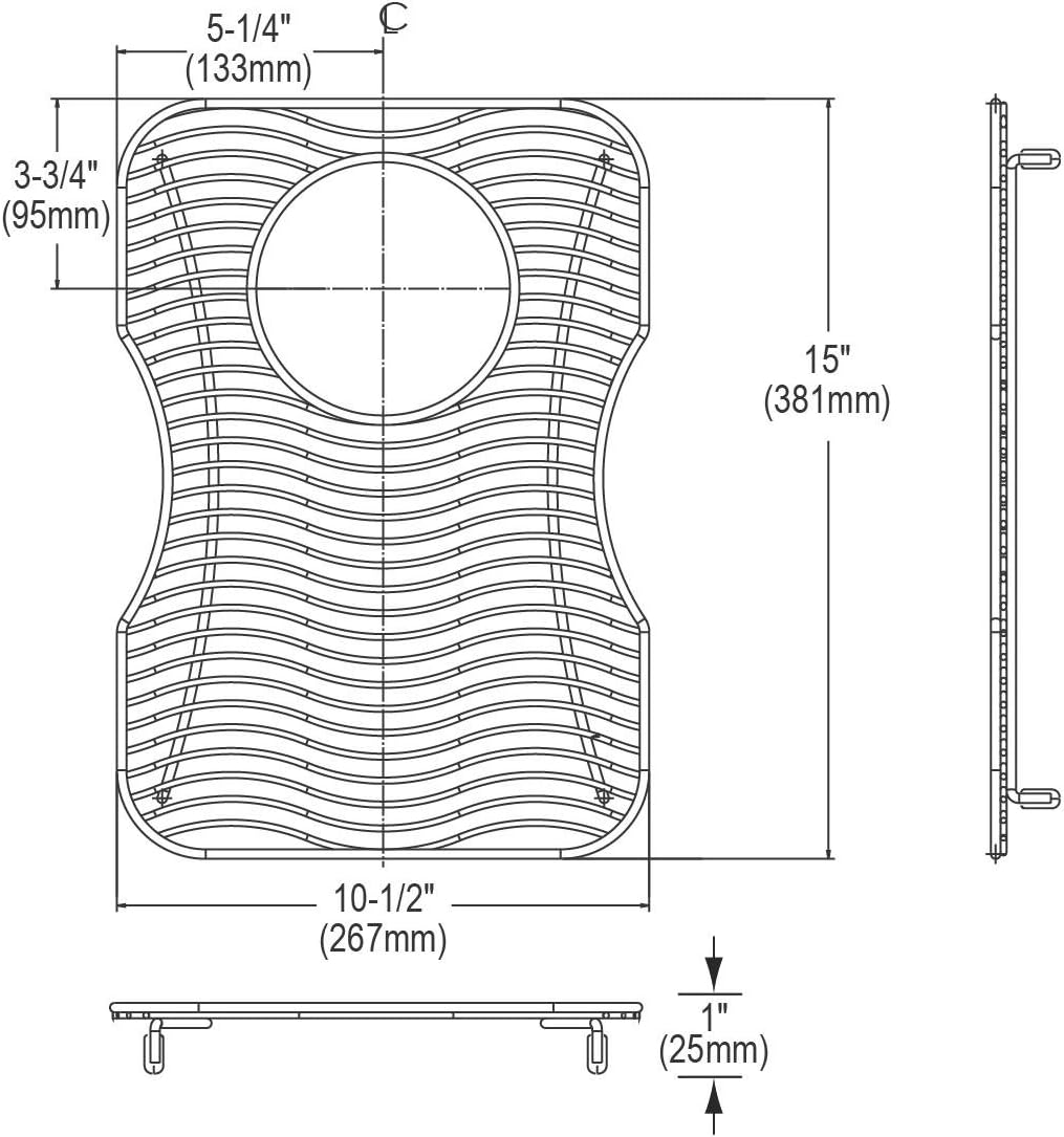 ❤ Crazy Deals Elkay LKWOBG1116SS Stainless Steel Bottom Grid