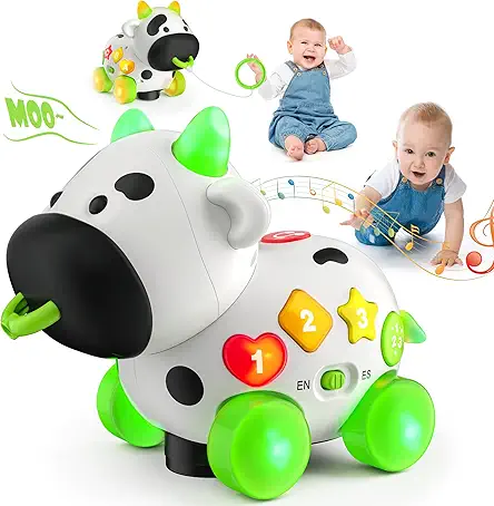 Bilingual Musical Cow Baby Toys 6 to 12-18...
