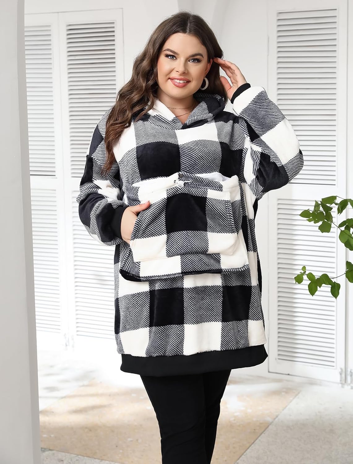 Pet Cat Pouch Hoodie Plus Size Sweatshirt Oversized Kitten Puppy Carrier Hoodie Dress, One Size