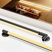 Vista 1 de upHere Modernas luces LED de pared, lámpara de pared LED, 3 CCT y 4 brillo regulable, ajuste de rotación de 360, aplique de pared LED para sala