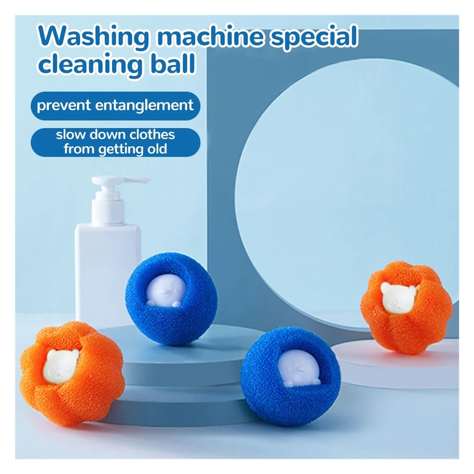 Wäscherei-Ball-Set, Wiederverwendbar, For Waschmaschine, Haarentferner, Ball, For Reinigen Von Fusseln, Flaum, Tierhaaren, Kleidung, Haushaltsprodukt Hocheffiziente Reinigung(Mix-80Pcs)