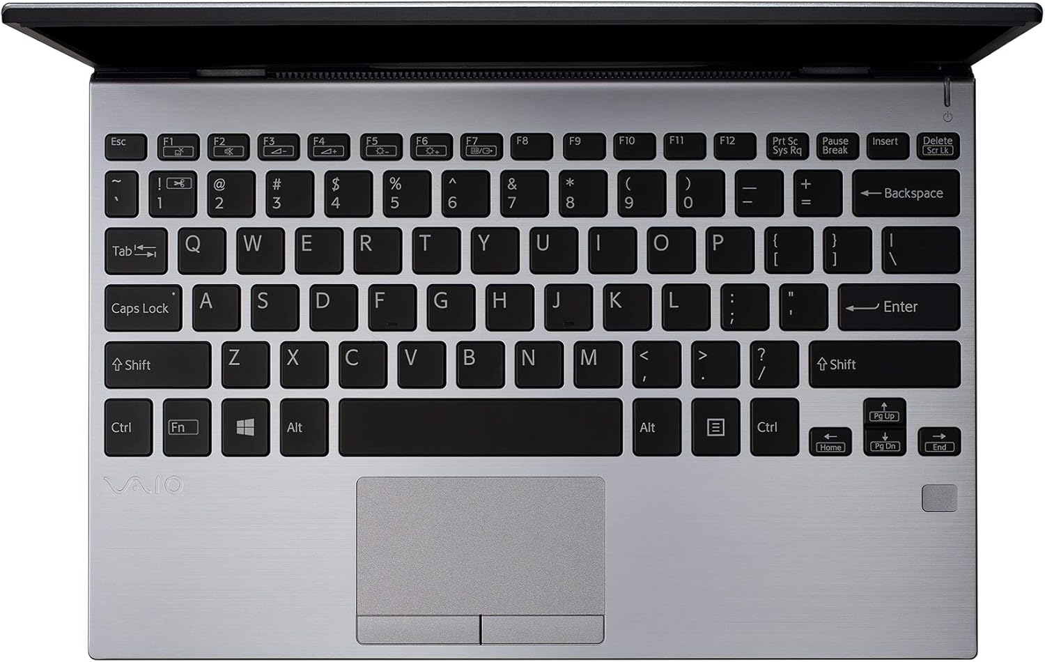 VAIO SX12 Laptop Keyboard and Touchpad